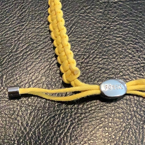 🌹Fossil yellow threaded bracelet - Picture 5 of 7